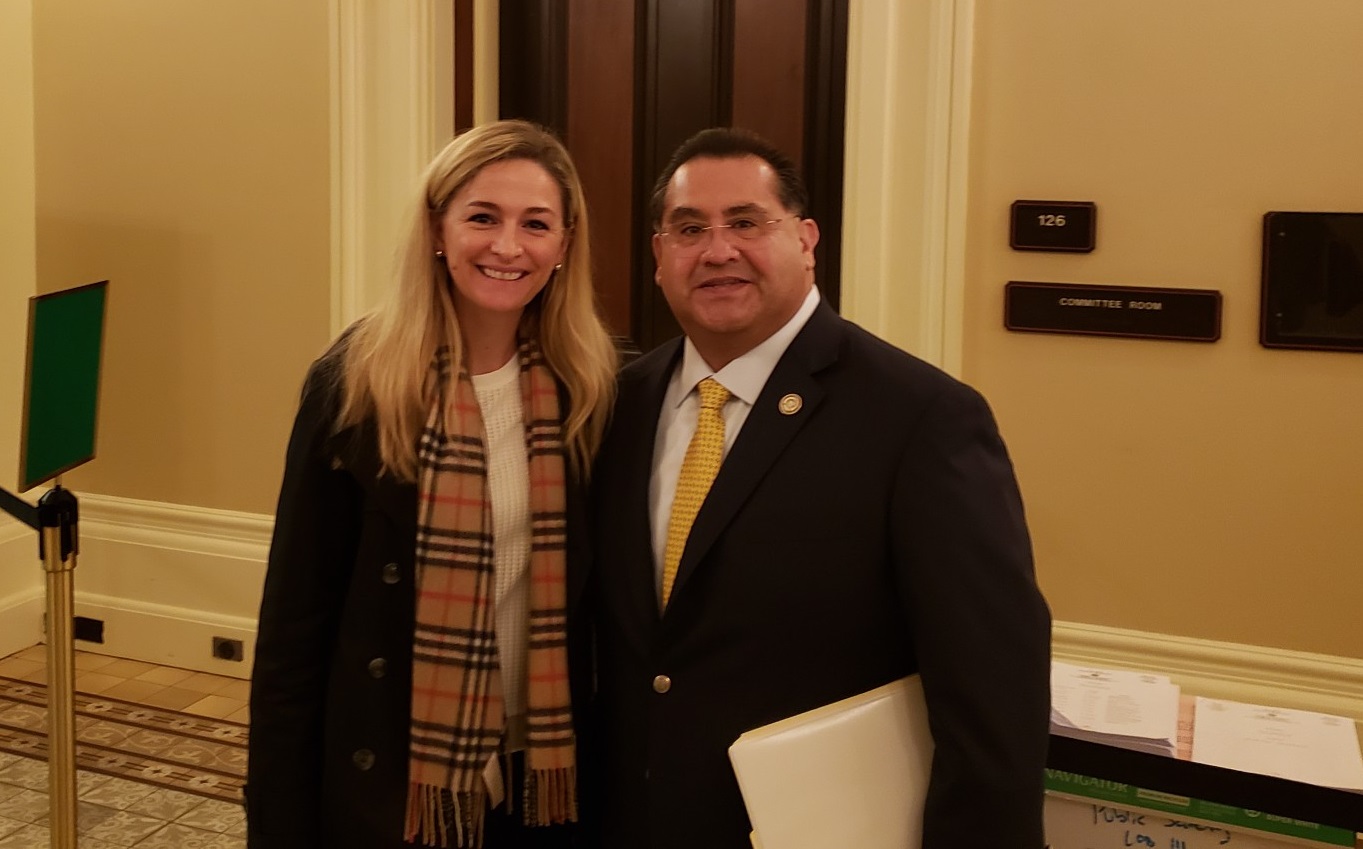 Dawn Koepke with Crime Victims United and Assemblymember James C. Ramos