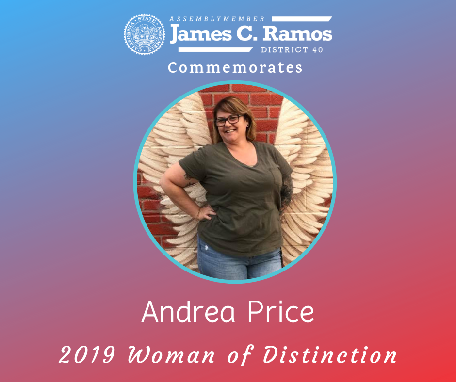 Woman of Distinction, Andrea Price