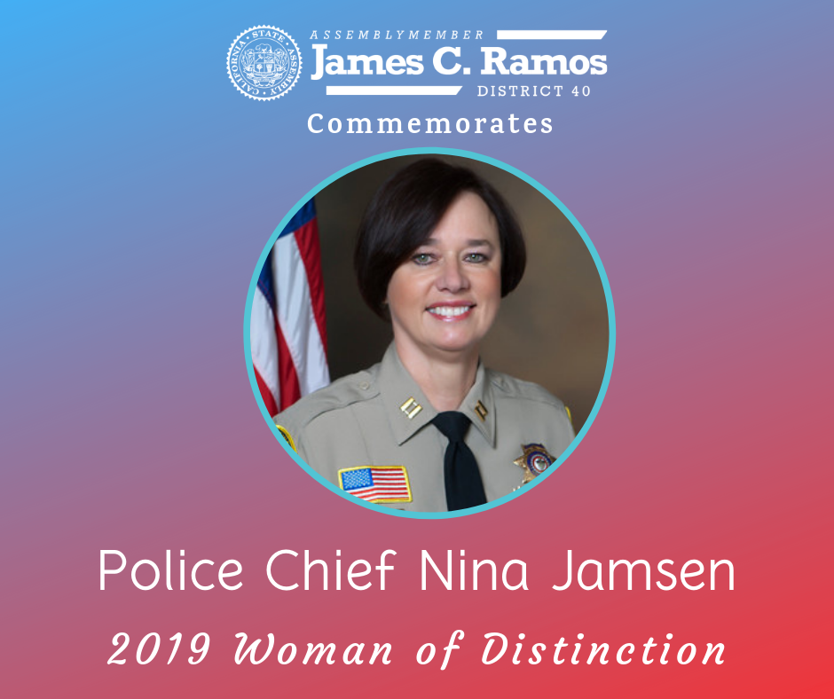 Woman of Distinction, Police Chief Nina Jamsen