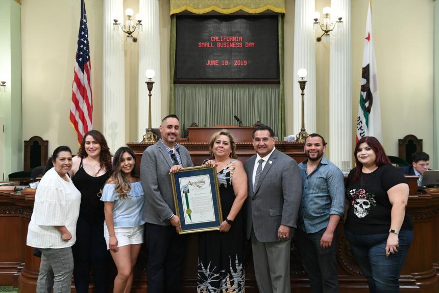 Assemblymember Ramos Honors Mi Cocina on the Assembly Floor