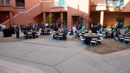 A wide angle shot of the Missing Murdered Indigenous Peoples Reception
