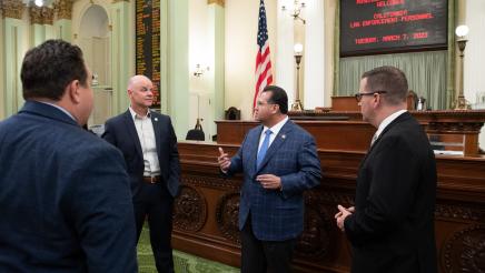 Assemblymember Ramos Meets with Inland Empire Law Enforcement