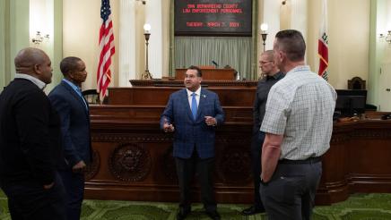 Assemblymember Ramos Meets with Inland Empire Law Enforcement