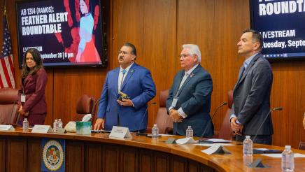 Ramos Hosts Roundtable to Educate and Raise Awareness on the Feather Alert