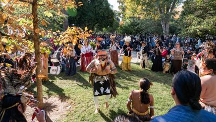 Celebration of the New Capitol Park Monument Honoring Northern California Tribes