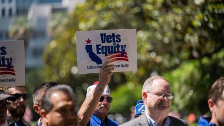 Californians for Veterans Equity, Assemblymember James Ramos, and Mike McNerney in Support of Veterans and AB 46