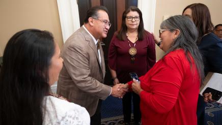 Reception for California Native American Legislative Caucus