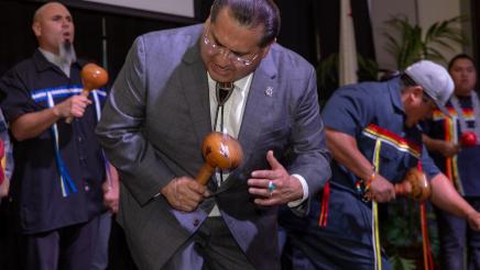 Assemblymember James C. Ramos performs Bird Songs