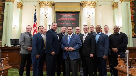 Assemblymember Ramos Meets with Inland Empire Law Enforcement